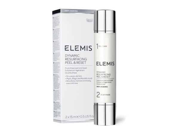 Elemis Dynamic Resurfacing Peel & Reset, Kvinna, Alla hudtyper, Ger lyster, Näringsgivande, Utjämnande, 1 styck, Pumpflaska, Aqua/Water/Eau, Glycer...