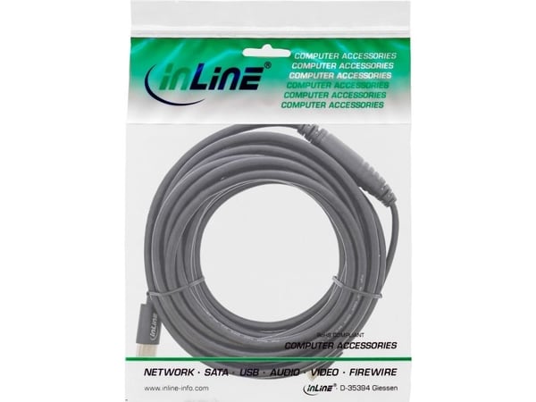 InLine 64111, 1 m, USB Type-C, HDMI, Hanstik, kultainen