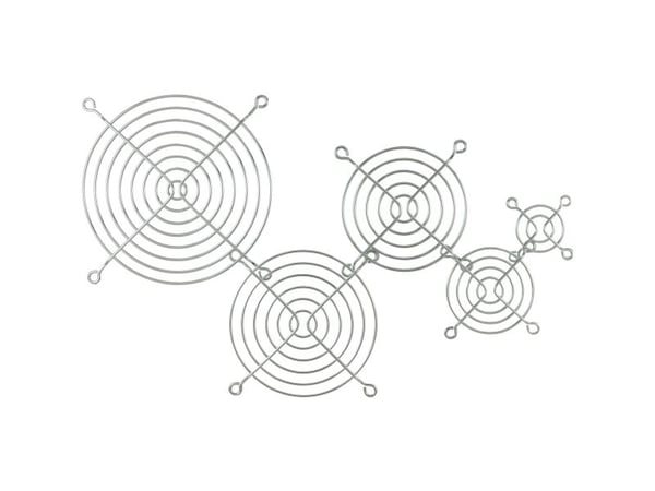 InLine 33372C, Metall, Sølv, 140 mm, 140 mm, 43 g, 160 mm