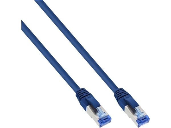InLine 76815B, 15 m, Cat6a, S/FTP (S-STP), RJ-45, RJ-45, Blå