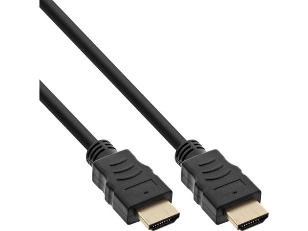 InLine 17055P, 0,5 m, HDMI-tyyppi A (vakio), HDMI-tyyppi A (vakio), Musta