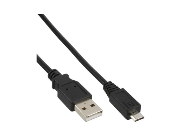 InLine 31750, 5 m, USB A, Micro-USB B, USB 2.0, Hanstik/Hanstik, Lajittelu