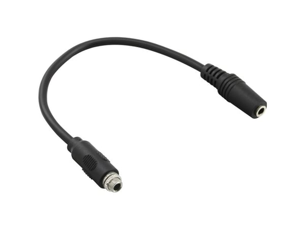 InLine 99303I, 3.5mm, Hunkjønn, 3.5mm, Hunkjønn, 0,2 m, Sort