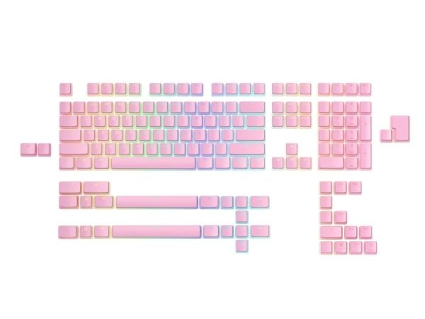 Glorious PC Gaming Race Aura V2, Tastaturtaster, Polybutylentereftalat (PBT), Rosa