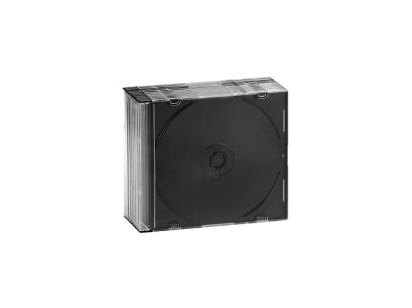 Intenso Storage Solution 10 Slim Cases, 10 levyt, Läpinäkyvä