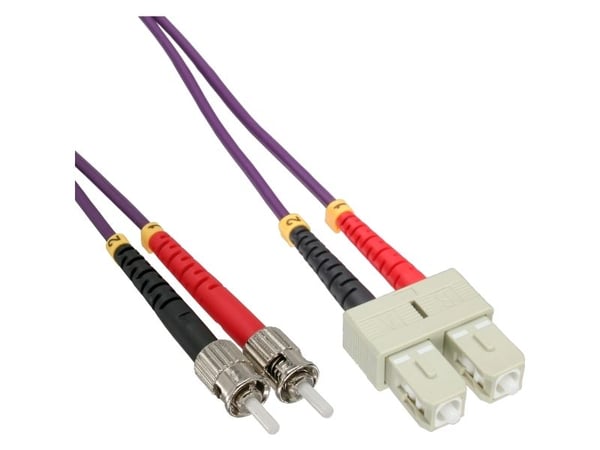 Inline Patchcord SC/ST-fiber, 50/125 µm, OM4 25 m (82525P)