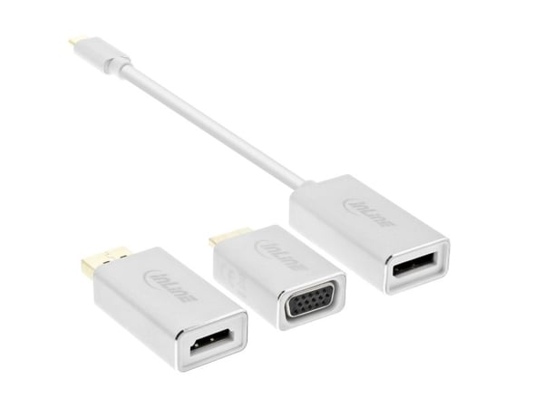 InLine 64109S, 3.2 Gen 2 (3.1 Gen 2), USB Type-C, 3840 x 2160 piksler