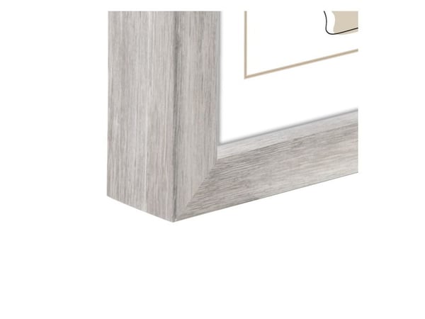 Hama Copenhagen, Enkel bilderamme, Glass, MDF, Taupe / brun, Bord, Vegg, 9 x 13 cm, Reflekterende