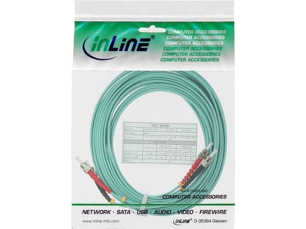 Inline Patchcord ST/ST, 50/125 µm, OM3, 3 m (81503O)