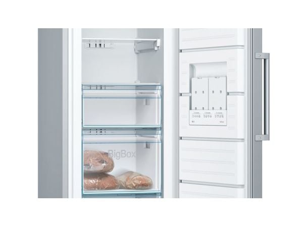 Bosch GSN33VLEP, 225 L, 20 kg/24h, SN-T, No Frost -järjestelmä, E, Ruostumaton teräs