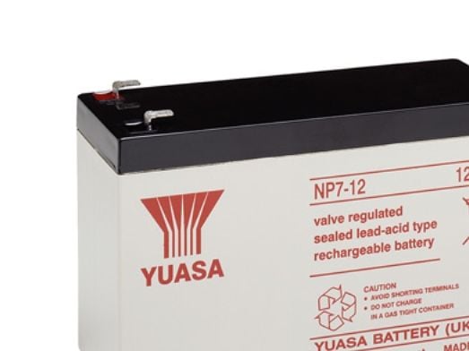 Yuasa NP7-12, Forseglet blysyre (VRLA), 12 V, 1 stykker, Sort, Hvit, 5 år, 20 timer