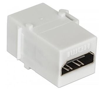 Intellinet HDMI Inline Coupler - Modulär insats (koppling) - HDMI - vit