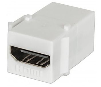 Intellinet HDMI Inline Coupler - Modulär insats (koppling) - HDMI - vit