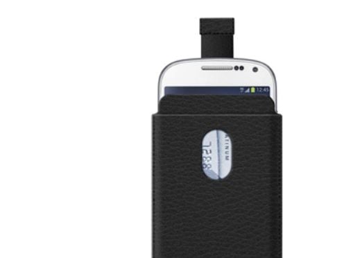 Belkin Pocket Case - Taske til mobiltelefon - sort - for Samsung Galaxy S4 Mini