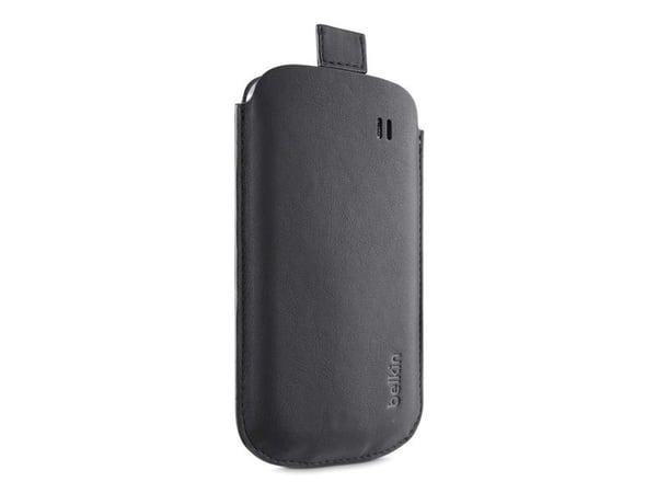 Belkin Pocket Case - Taske til mobiltelefon - sort - for Samsung Galaxy S4 Mini