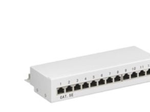 Goobay 93041, RJ-45, Cat5e, 22/26, Grå, Veggmontering, 212 mm