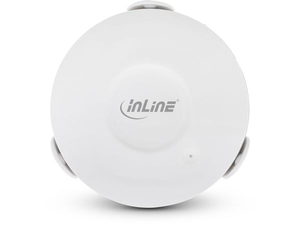 InLine 40151, Luftfuktighet, Trådløs, Wi-Fi, 802.11b, 802.11g, Wi-Fi 4 (802.11n), 45 m, Hvit