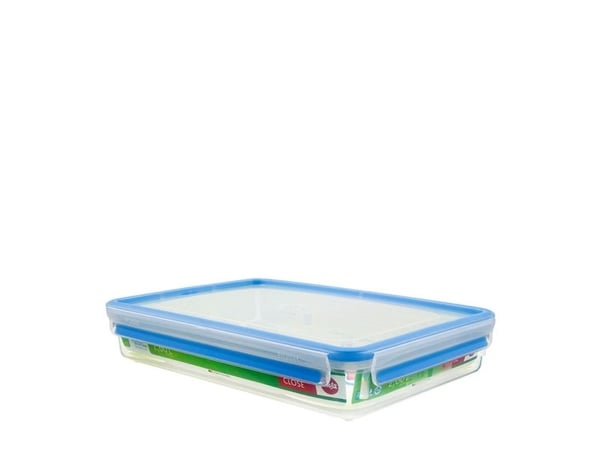 emsa fresh oppbevaringsboks CLIP & CLOSE, 2,60 liter, gjennomsiktig, transportsikker klipslukking, unik forsegling, - 1 stk (508545)
