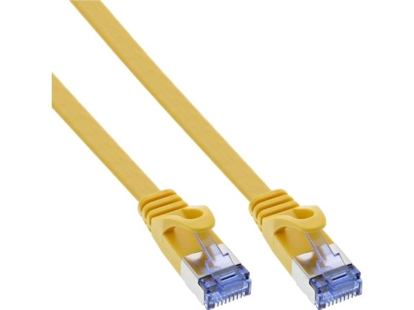 InLine 71800Y, 10 m, Cat6a, U/FTP (STP), RJ-45, RJ-45, Gult