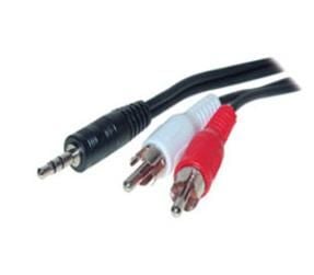 shiverpeaks 3.5mm/2 x RCA 1.5m, 3.5mm, Hankjønn, 2 x RCA, Hankjønn, 1,5 m, Svart, Rød, Hvit