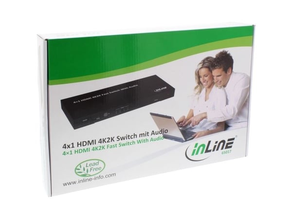 InLine 65017, HDMI, Sort, 1080p,720p, 3,4 Gbit/sek., 340 Mhz