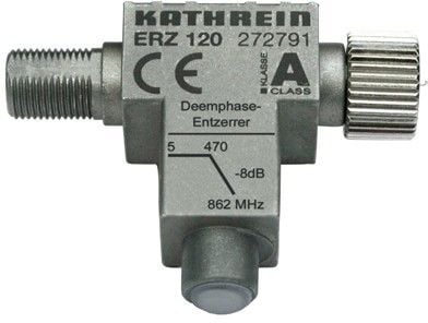 Kathrein ERZ 120, Kaapelinerotin/-yhdistin, 470 - 862 MHz, Hopea, 1 kpl, VOS 11/F, 20/F, 20/FR, 20/RA, 29/RA, 30/F, 40/F, 40/P, 135/P, 50 mm