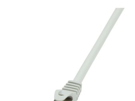 LogiLink PrimeLine - Koblingskabel - RJ-45 (hann) til RJ-45 (hann) - SFTP, PiMF - CAT 6a - halogenfri, formstøpt, uten hindringer - grå