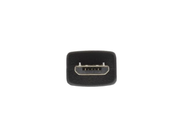InLine 31606, 0,15 m, USB A, Micro-USB B, Svart
