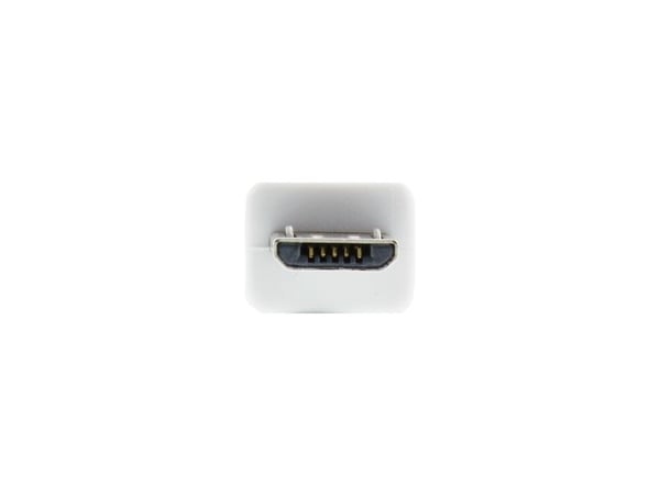 InLine 31715W, 1,5 m, USB A, Micro-USB B, USB 2.0, Uros/uros, Valkoinen