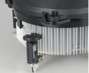 Akasa AK 959CU - Prosessorkjøler - (for: LGA775, LGA1156, LGA1155) - aluminium med kobberbasis - 92 mm