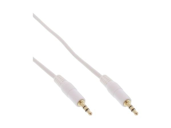 InLine 99942W, 3.5mm, Hankjønn, 3.5mm, Hankjønn, 2 m, Hvit