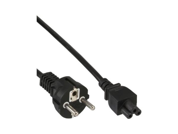 InLine 16656T, 0,3 m, Virtapistoke tyyppi F