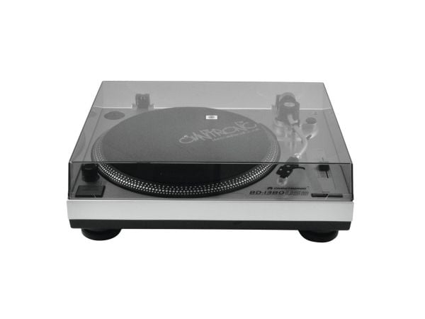 Omnitronic 10603043, Beltedrevet DJ-platespiller, 33,45 RPM, -10 - 10%, 0,25%, 1 s, DC-motor