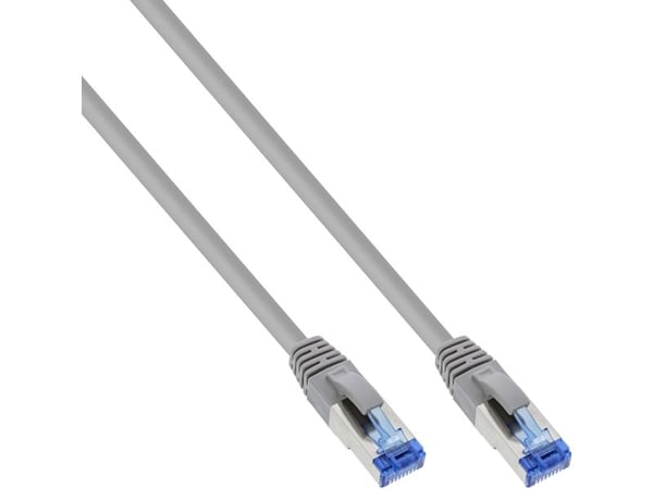 InLine 76825, 25 m, Cat6a, S/FTP (S-STP), RJ-45, RJ-45, Grå
