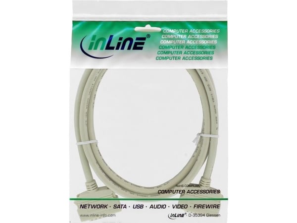 InLine 15520, Beige, SCSI-2, Extern, 1 m, 50-p, 50-p