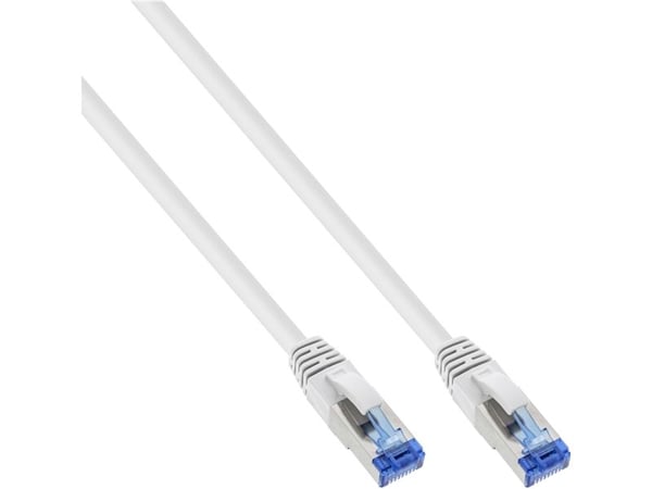 InLine 76815W, 15 m, Cat6a, S/FTP (S-STP), RJ-45, RJ-45, Hvit