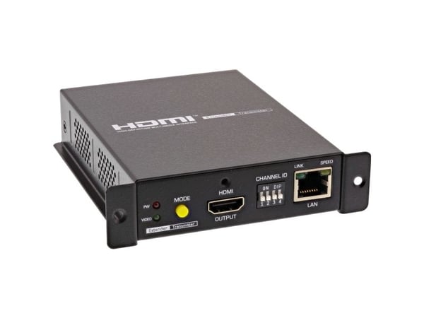 InLine 64601, Sender og Mottaker, Koblet med ledninger (ikke trådløs), 100 m, Cat5, Cat6, 3840 x 2160 piksler, 30 Hz