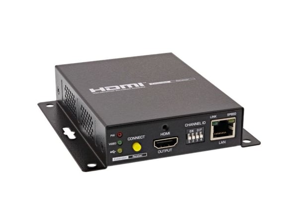 InLine 64601, Sender og Mottaker, Koblet med ledninger (ikke trådløs), 100 m, Cat5, Cat6, 3840 x 2160 piksler, 30 Hz