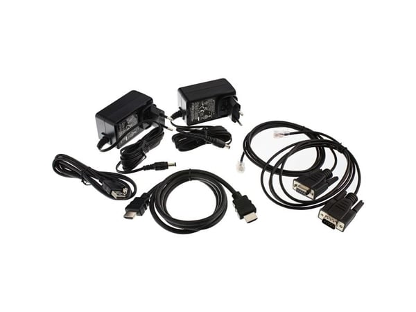 InLine 64601, Sender og Mottaker, Koblet med ledninger (ikke trådløs), 100 m, Cat5, Cat6, 3840 x 2160 piksler, 30 Hz