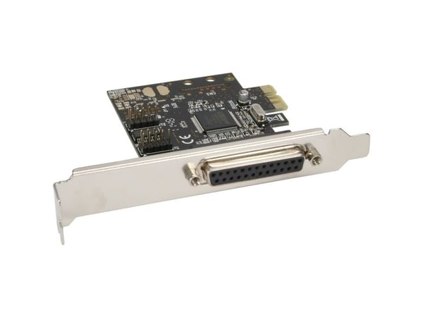 InLine 76624C, PCIe, Parallell, Seriell, Moschip MCS9901CV-CC, 1,77 mm, 99 g, 144 mm