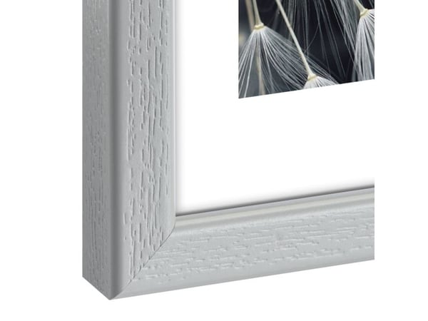 Hama Breeze, Enkel bilderamme, Glass, Polystyren (PS), Grå, Bord, Vegg, 9 x 13 cm, Rektangulær