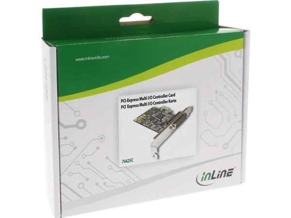 InLine 76625C, PCIe, Parallel, Moschip MCS9900CV-AA, 1,3 mm, 54 g, 175 mm