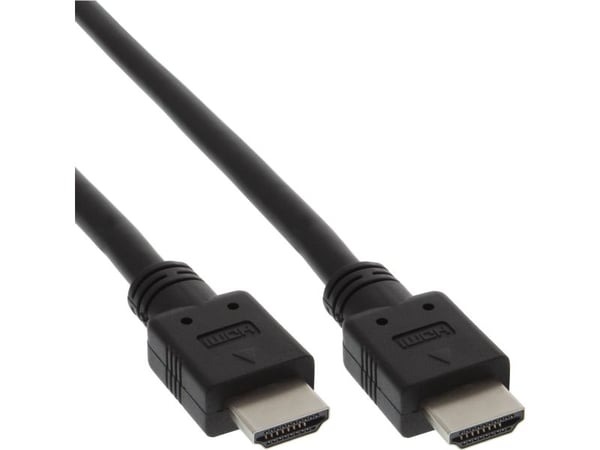 InLine 17607E, 7,5 m, HDMI Typ A (standard), HDMI Typ A (standard), Svart