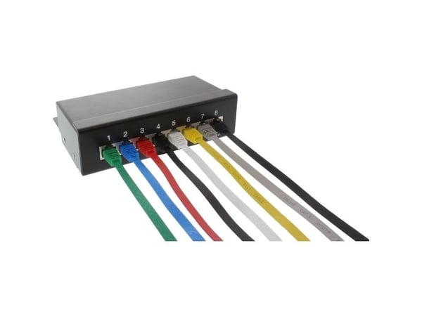 InLine 71601Y, 1m, Cat6, U/UTP (UTP)