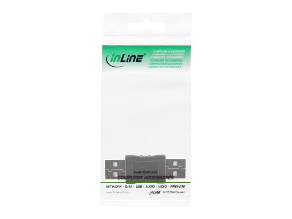 InLine 4043718014118, USB 2.0, USB 2.0, Han/han, Sort