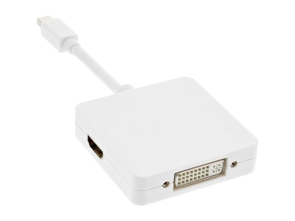 InLine 17195I, 0,15 m, Mini DisplayPort, DisplayPort + DVI + HDMI, Hankjønn, Hunkjønn, 1.1a
