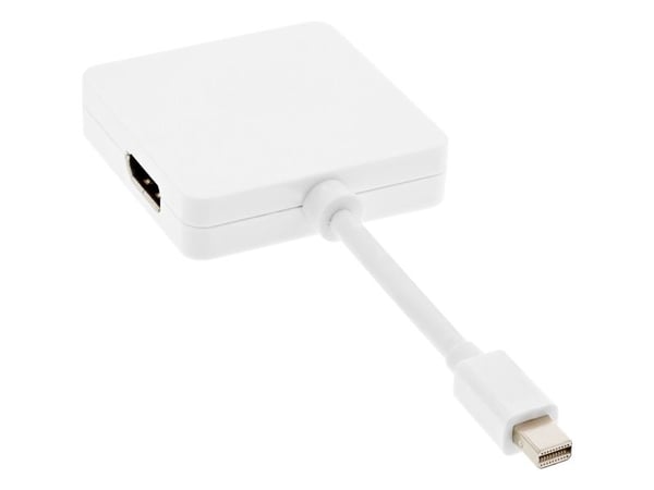 InLine 17195I, 0,15 m, Mini DisplayPort, DisplayPort + DVI + HDMI, Hankjønn, Hunkjønn, 1.1a