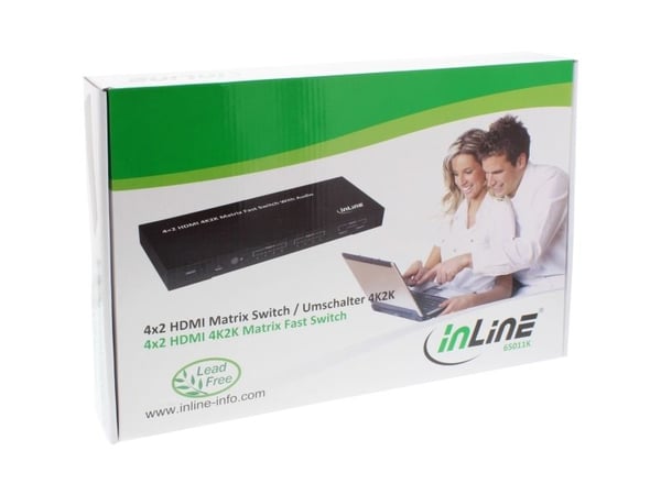 InLine 65011K, HDMI, Sort, 1080p, 3,4 Gbit/sek., 340 Mhz, 10 m