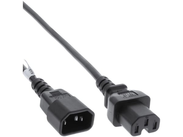 InLine 16811E, 0,5 m, C15 liitin, C14 liitin, H05V2V2-F