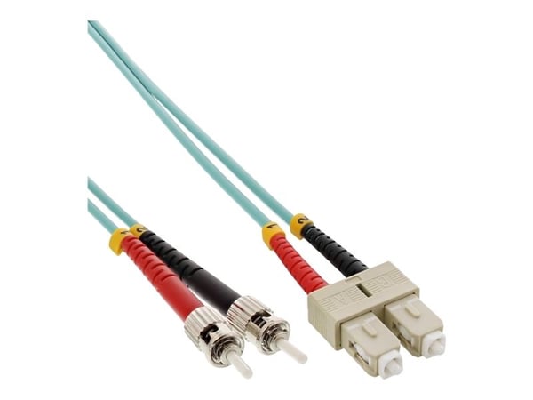 InLine 82501O, 1 m, OM3, 2x SC, 2x ST